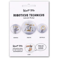 Roboticus Technicus - Hento Toto / sada odznakov