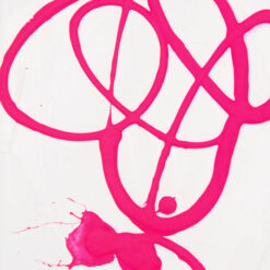 Pink on White II - Hula / maľba na plátne