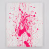 Pink on White III - Hula / maľba na plátne