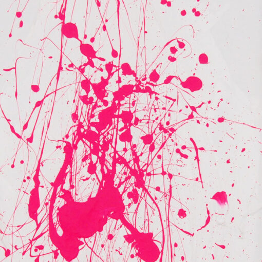 Pink on White III - Hula / maľba na plátne