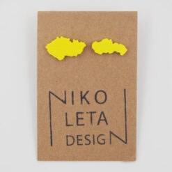Czechoslovakia žlté - Nikoleta Design / náušnice