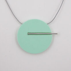 Kruh veľký, mentol - Nikoleta Design / náhrdelník