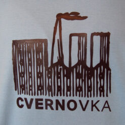 Dámske modré tričko Cvernovka logo