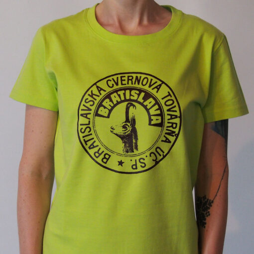 Dámske zelené tričko Cvernovka BCT