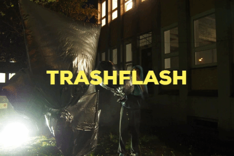 Filip Sabol & Michal Turkovič - Inštalácia TrashFlash v rámci festivalu Biela noc v Novej Cvernovke