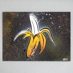 Banana - obraz v plexi rámiku 21 x 30 cm