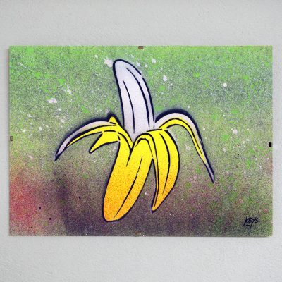 Banana - obraz v plexi rámiku 21 x 30 cm