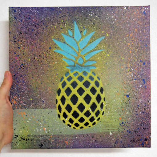Ananas - obraz na plátne 30 x 30 cm