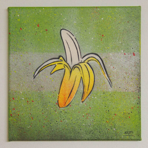 Banana - obraz na plátne 30 x 30 cm