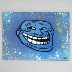 Trollface obraz v plexi rámiku 21 x 30 cm