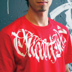 Červené tričko SKC Art calligraphy