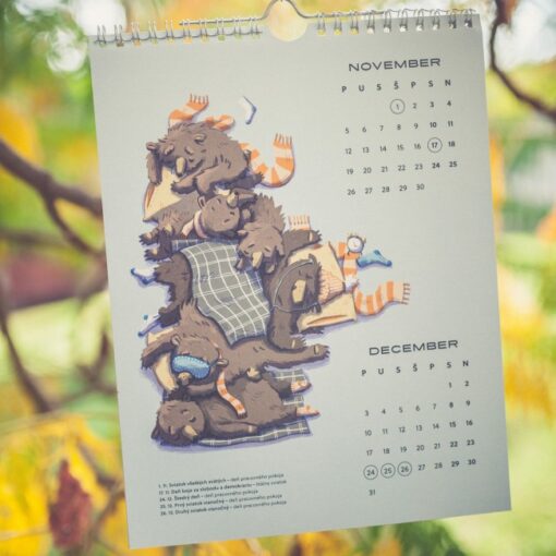 Kalendár lesných zvierat 2018