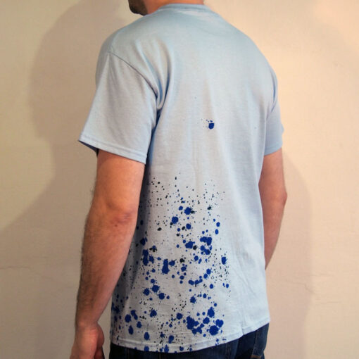 Modré Streetart tričko #10 (veľkosť M)