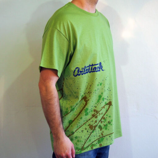Zelené Streetart tričko #3 (veľkosť L)