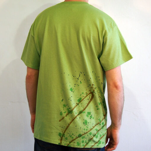 Zelené Streetart tričko #4 (veľkosť L)