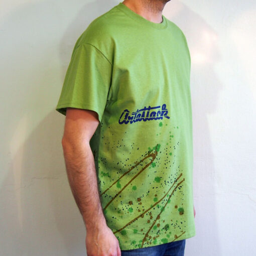 Zelené Streetart tričko #5 (veľkosť L)