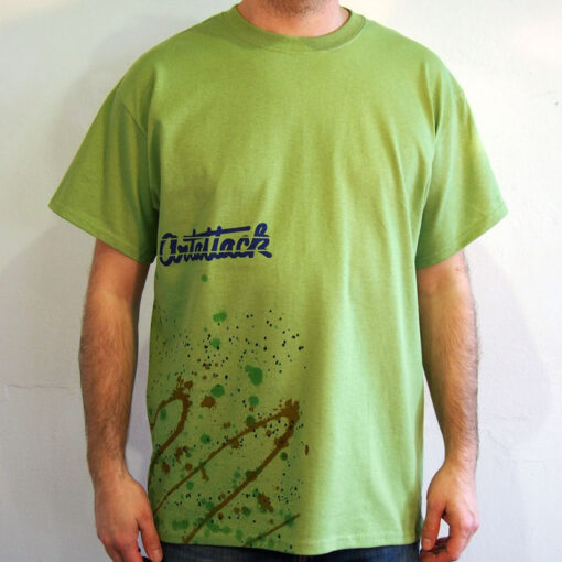 Zelené Streetart tričko #7 (veľkosť L)