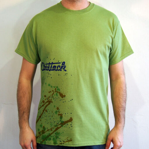 Zelené Streetart tričko #8 (veľkosť M)