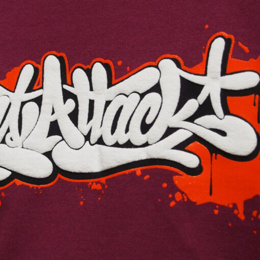 Bordové tričko ArtAttack - Tag by Dias