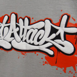 Sivé tričko ArtAttack - Tag by Dias
