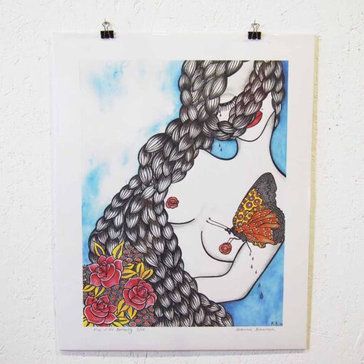 Kiss of the butterfly katarina branisova illustrations grafika