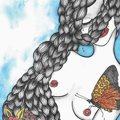 Kiss of the butterfly katarina branisova illustrations grafika