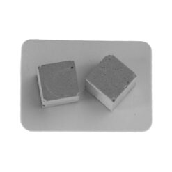 Cubes sivé - BetonBasic / náušnice