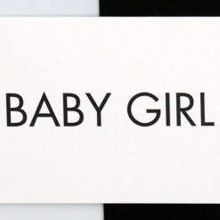 Baby Girl - Pressink Letterpress / pohľadnica