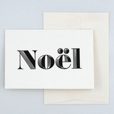 Noël - Pressink Letterpress / pohľadnica