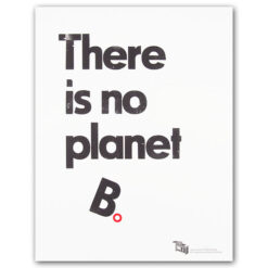There is no planet B. - Pressink / grafika