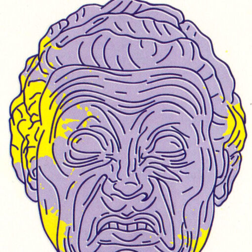 Messerschmidtova busta #2 - Hedviga Gutierrez / grafika