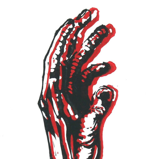 Hand #3 - Martin Malina / linorytová grafika