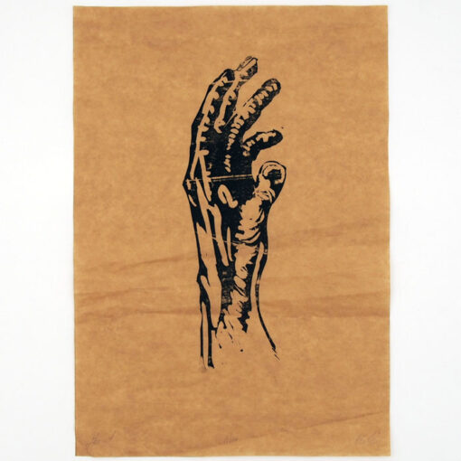 Hand #5 - Martin Malina / linorytová grafika