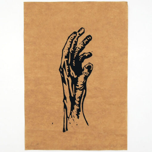 Hand #7 - Martin Malina / linorytová grafika