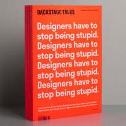 Backstage Talks #4 / časopis o dizajne