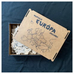 Mapucle Európa - krajiny / náučná skladačka