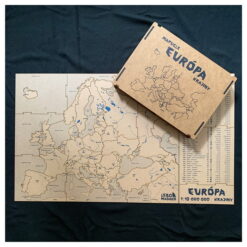 Mapucle Európa - krajiny / náučná skladačka