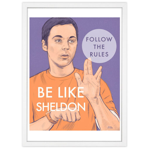 Sheldon - Tina Minor, A4 / grafika