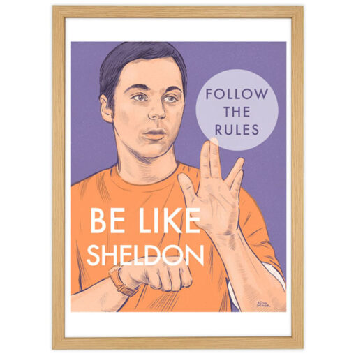 Sheldon - Tina Minor, A4 / grafika