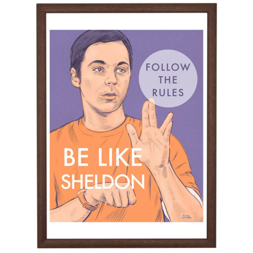 Sheldon - Tina Minor, A3 / grafika
