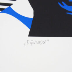 Equinox modrý - Tenger / sieťotlačová grafika