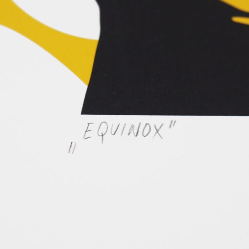 Equinox žltý - Tenger / sieťotlačová grafika