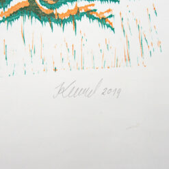 Kochlík - Denisa Kollarova, 64 x 48 cm / linorytová grafika