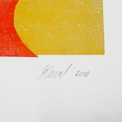 Suns - Denisa Kollarova, 64 x 48 cm / linorytová grafika