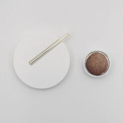 Kruh veľký, biela - Nikoleta Design / brošňa s magnetom