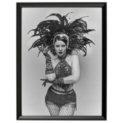 Bratislava Burlesque #3 - Dorota Holubová / foto print v ráme