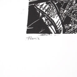 Paris - Tlatchene, 50 x 40 cm / linorytová grafika