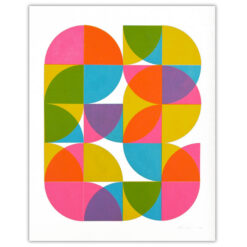 Quarter Circles I. - David Mascha, 31x40 cm / grafika