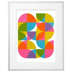 Quarter Circles I. - David Mascha, 31x40 cm / grafika