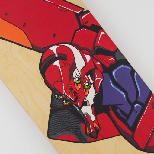 Evangelion: Unit 02 - Na skejt maľované / skateboard